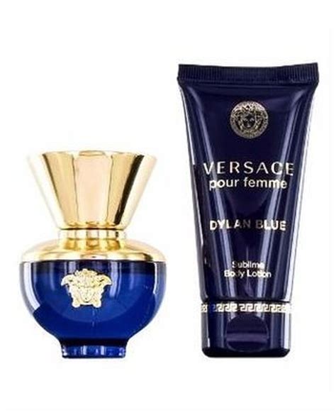 versace dylan blue 50ml gift set|versace dylan blue body wash.